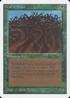 Wall of Wood