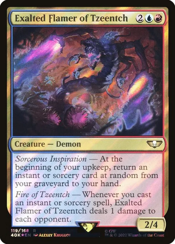 Exalted Flamer of Tzeentch