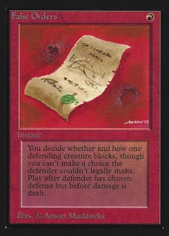 False Orders