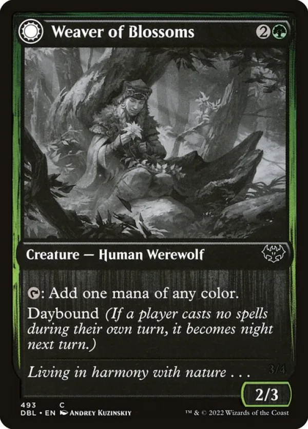 Weaver of Blossoms // Blossom-Clad Werewolf