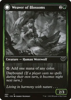 Weaver of Blossoms // Blossom-Clad Werewolf