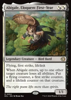 Abigale, Eloquent First-Year