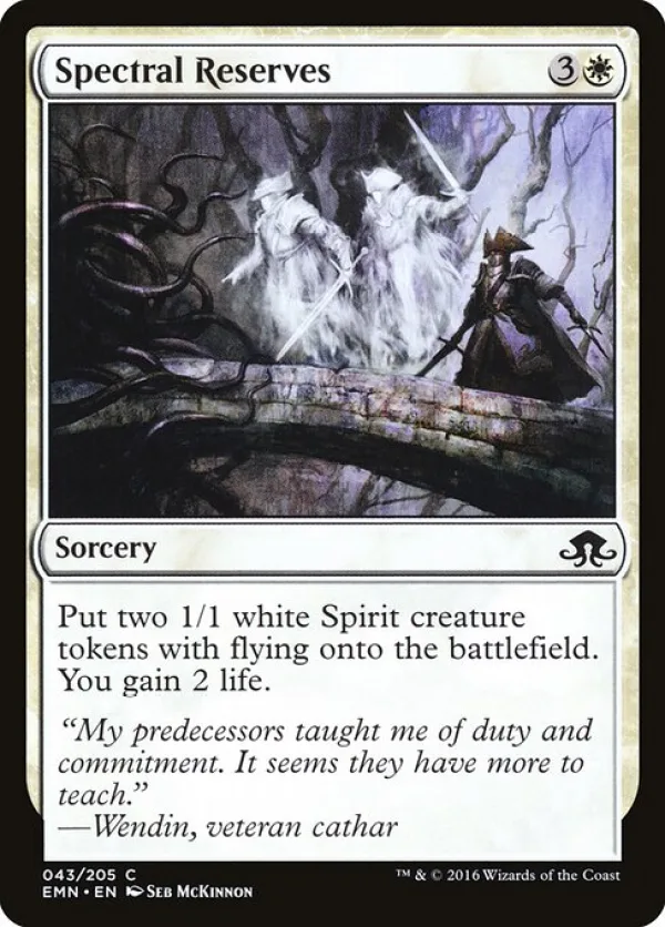 Spectral Reserves