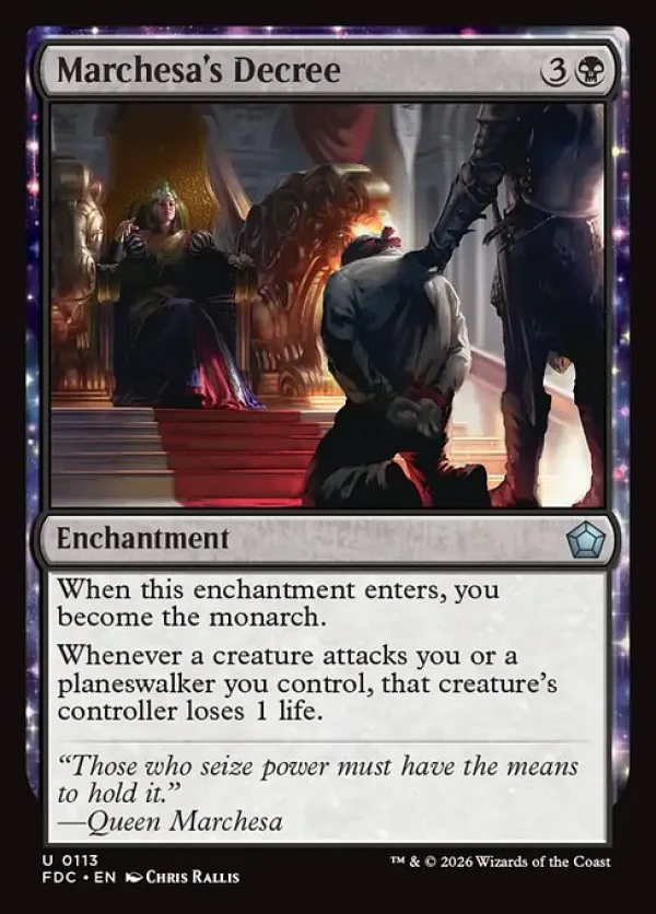 Marchesa's Decree