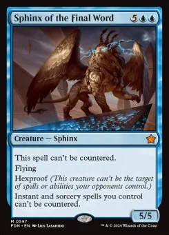 Sphinx of the Final Word