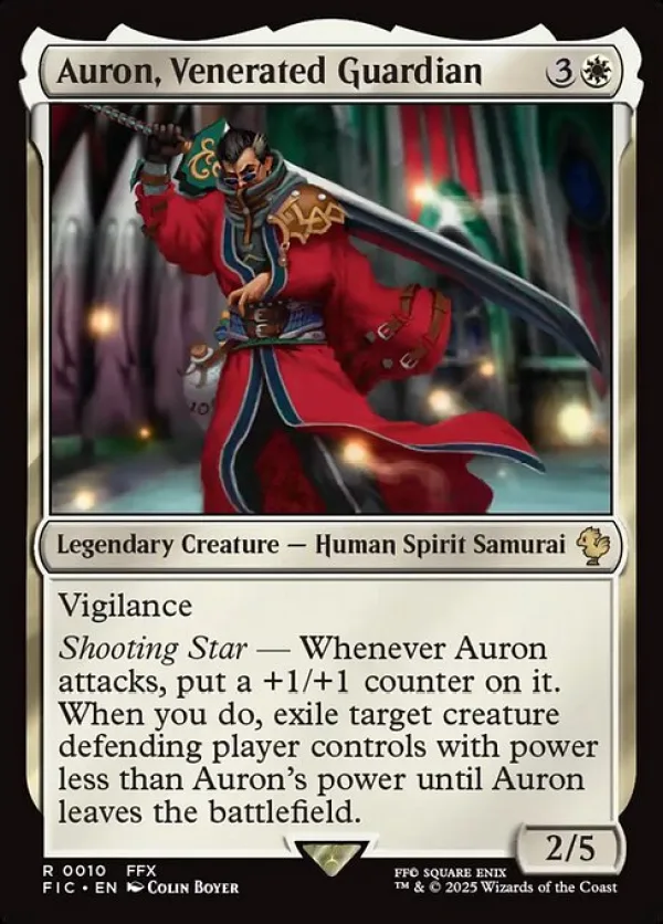 Auron, Venerated Guardian