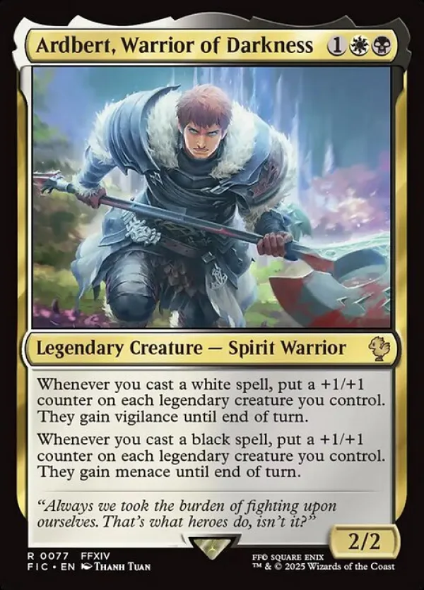 Ardbert, Warrior of Darkness