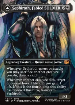 Sephiroth, Fabled SOLDIER // Sephiroth, One-Winged Angel