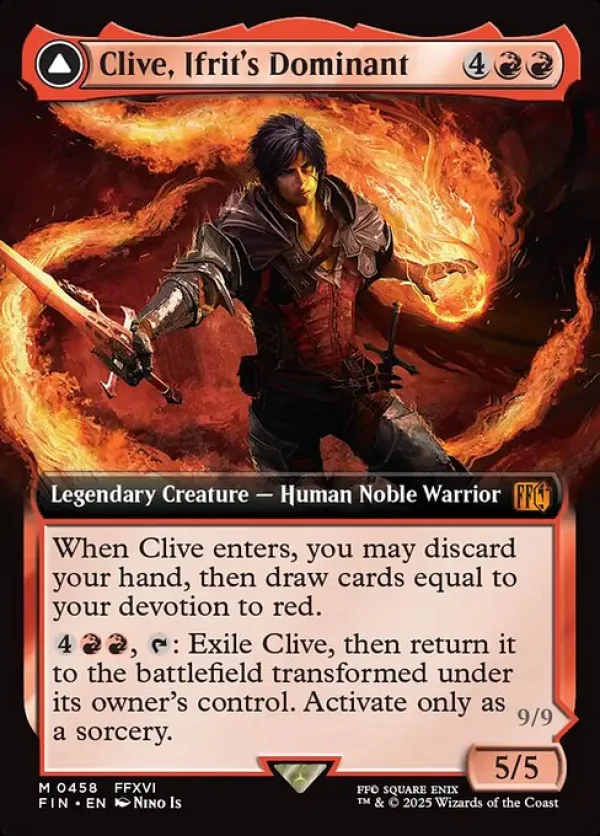 Clive, Ifrit's Dominant // Ifrit, Warden of Inferno
