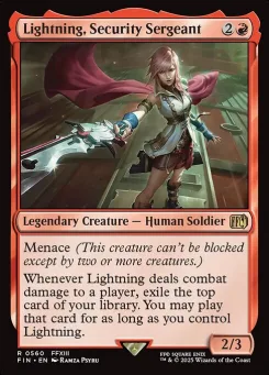 Lightning, Security Sergeant