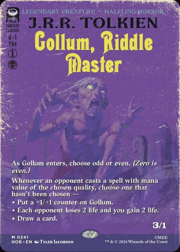 Gollum, Riddle Master