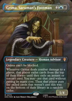 Gríma, Saruman's Footman