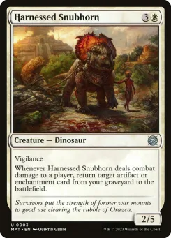 Harnessed Snubhorn