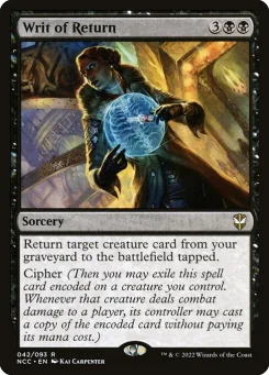 Writ of Return