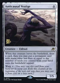 Anticausal Vestige