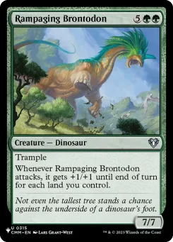 Rampaging Brontodon