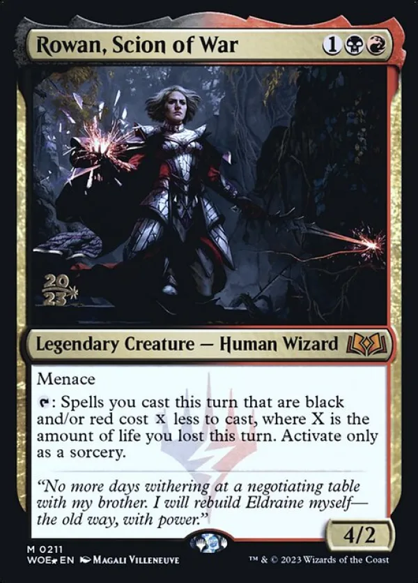 Rowan, Scion of War