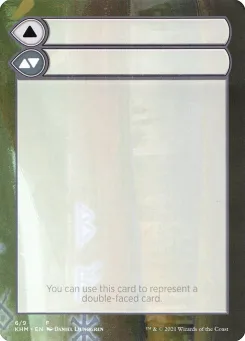 Double-Faced Substitute Card