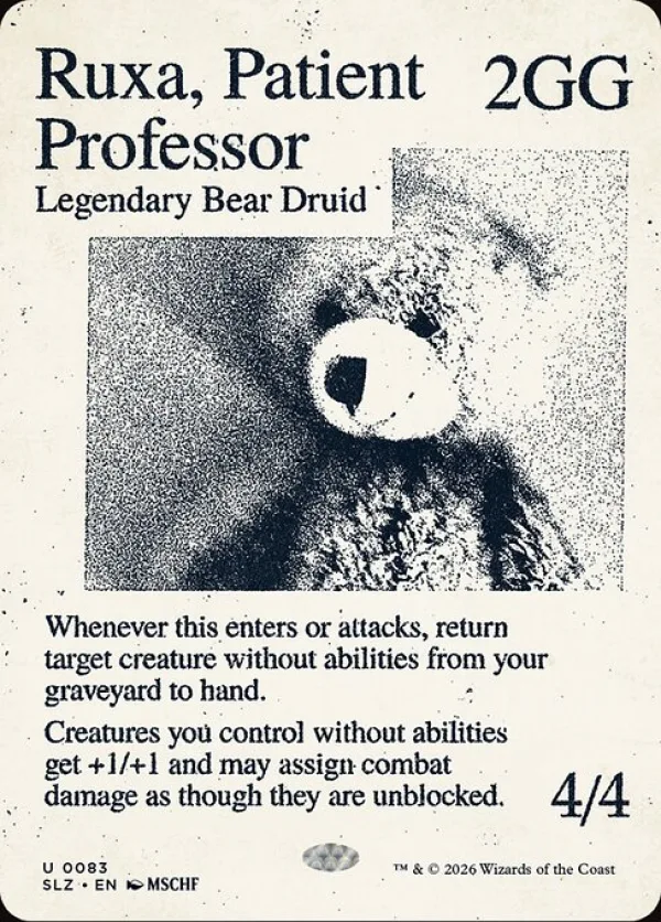 Ruxa, Patient Professor