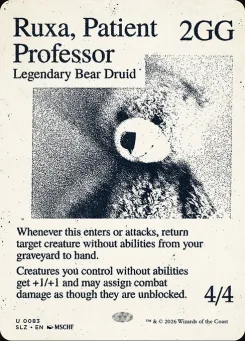 Ruxa, Patient Professor