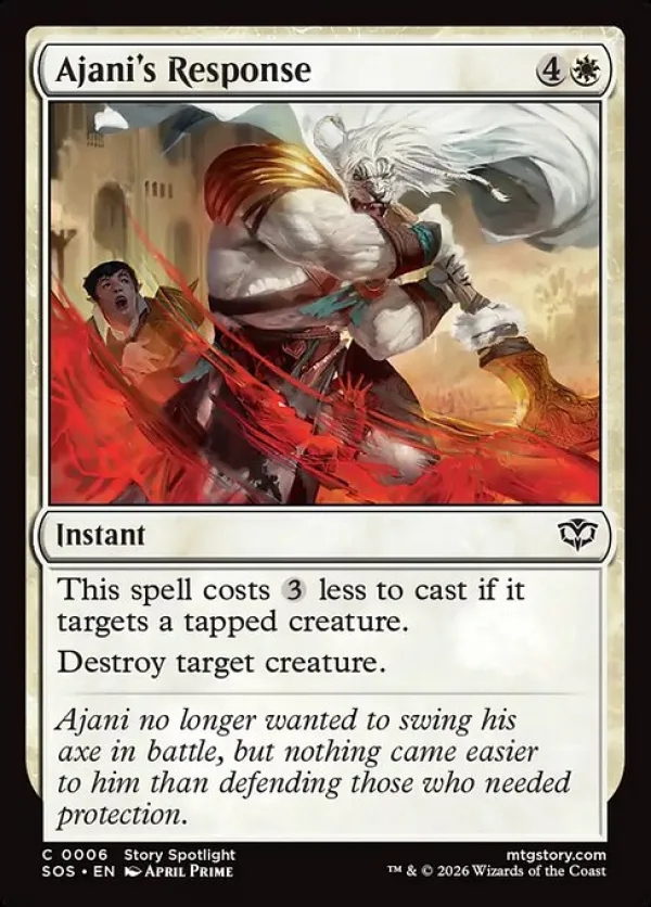 Ajani's Response