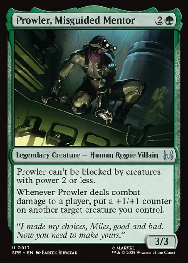 Prowler, Misguided Mentor