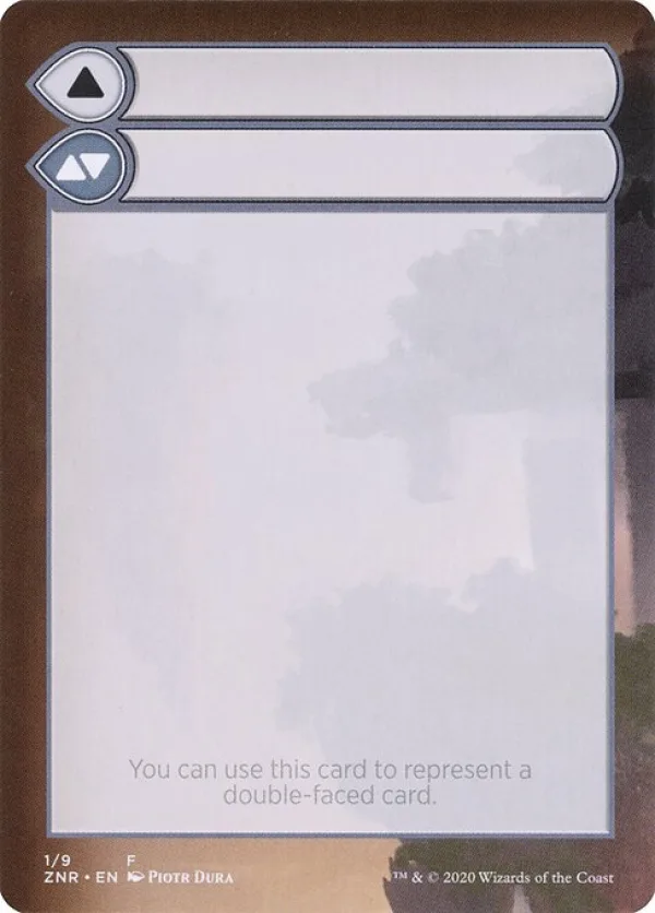 Double-Faced Substitute Card