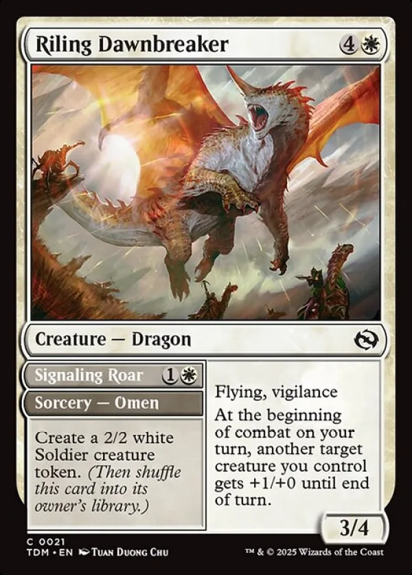 Riling Dawnbreaker // Signaling Roar