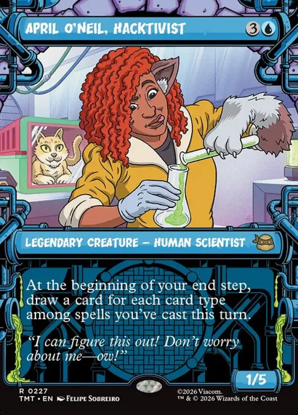 April O'Neil, Hacktivist