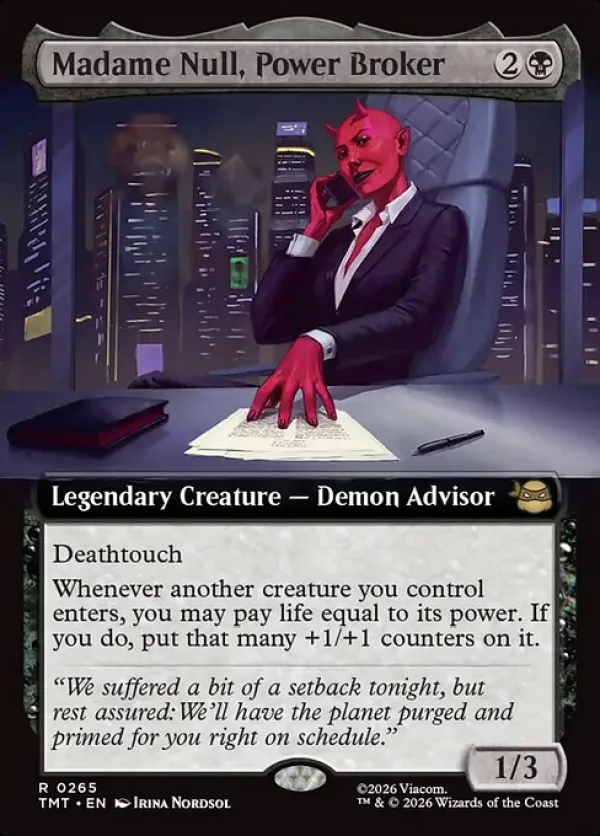 Madame Null, Power Broker