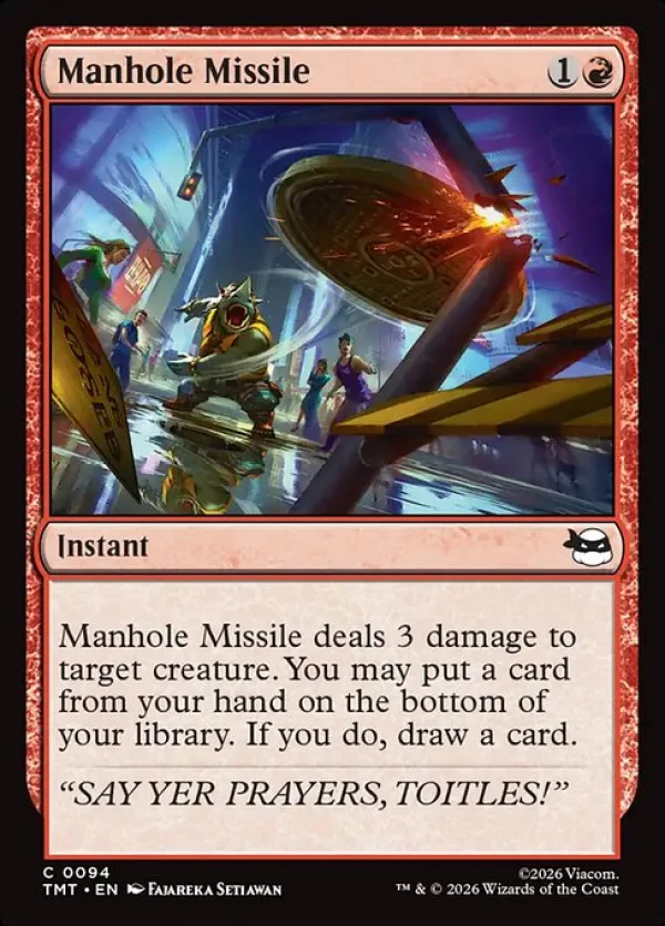 Manhole Missile