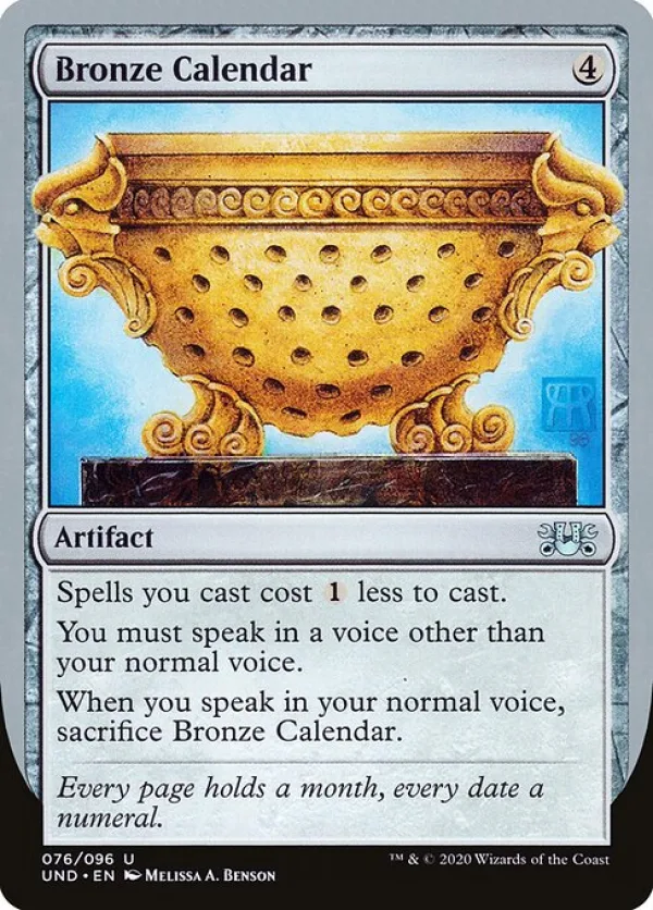 Bronze Calendar