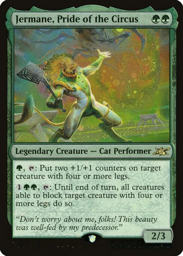 Jermane, Pride of the Circus