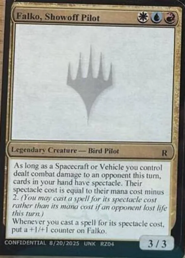 Falko, Showoff Pilot