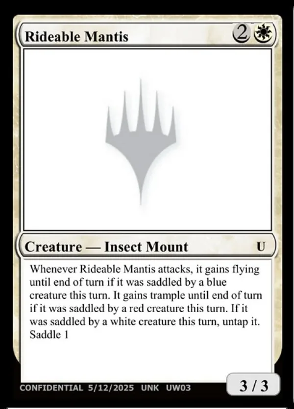 Rideable Mantis