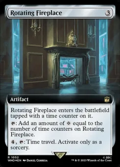 Rotating Fireplace