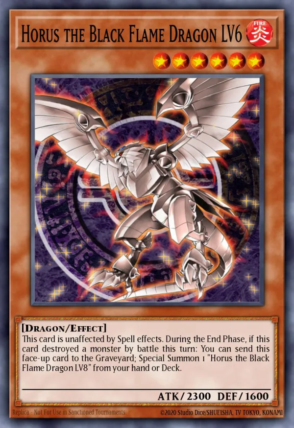 Horus, der Schwarzflammendrache LV6