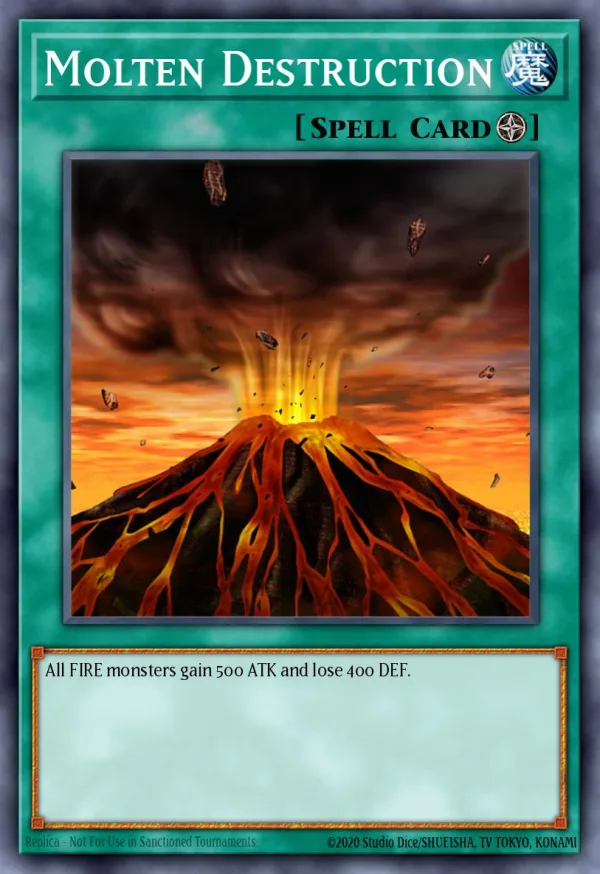 Geschmolzene Zerstörung