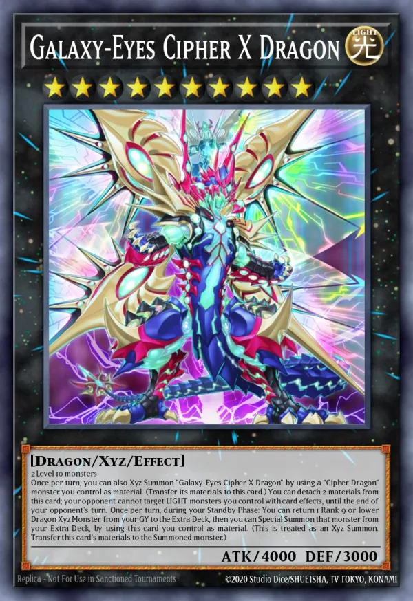 Galaxieaugen-Cipher-X-Drache