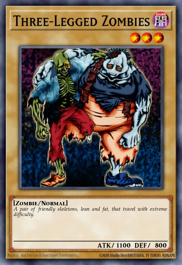 Dreibeinige Zombies