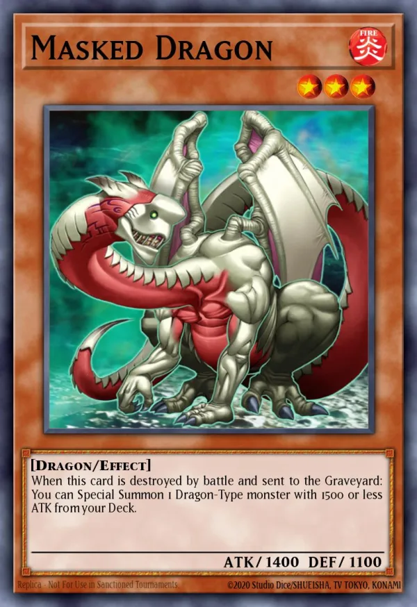 Maskierter Drache