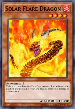 Sonneneruptions-Drache