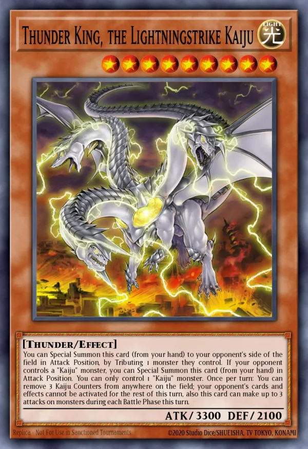 Donnerkönig, der Blitzschlag-Kaiju