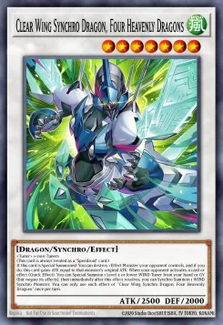 Clear Wing Synchro Dragon, Four Heavenly Dragons