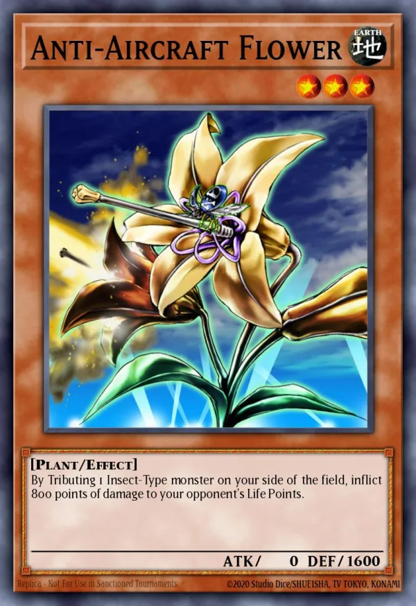 Anti-Flugzeug Blume