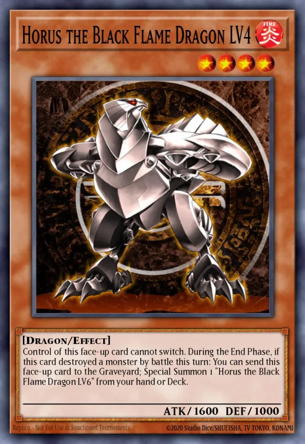 Horus, der Schwarzflammendrache LV4