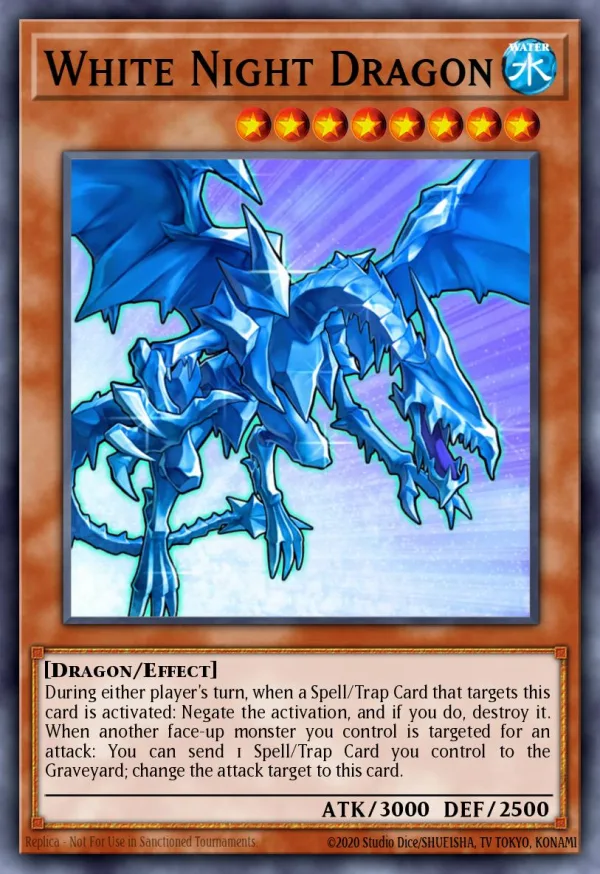 Weißer Nachtdrache
