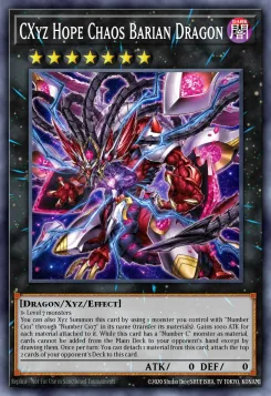 CXyz Hope Chaos Barian Dragon