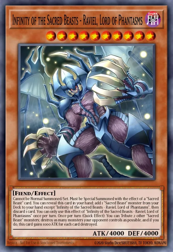Infinity of the Sacred Beasts - Raviel, Lord of Phantasms